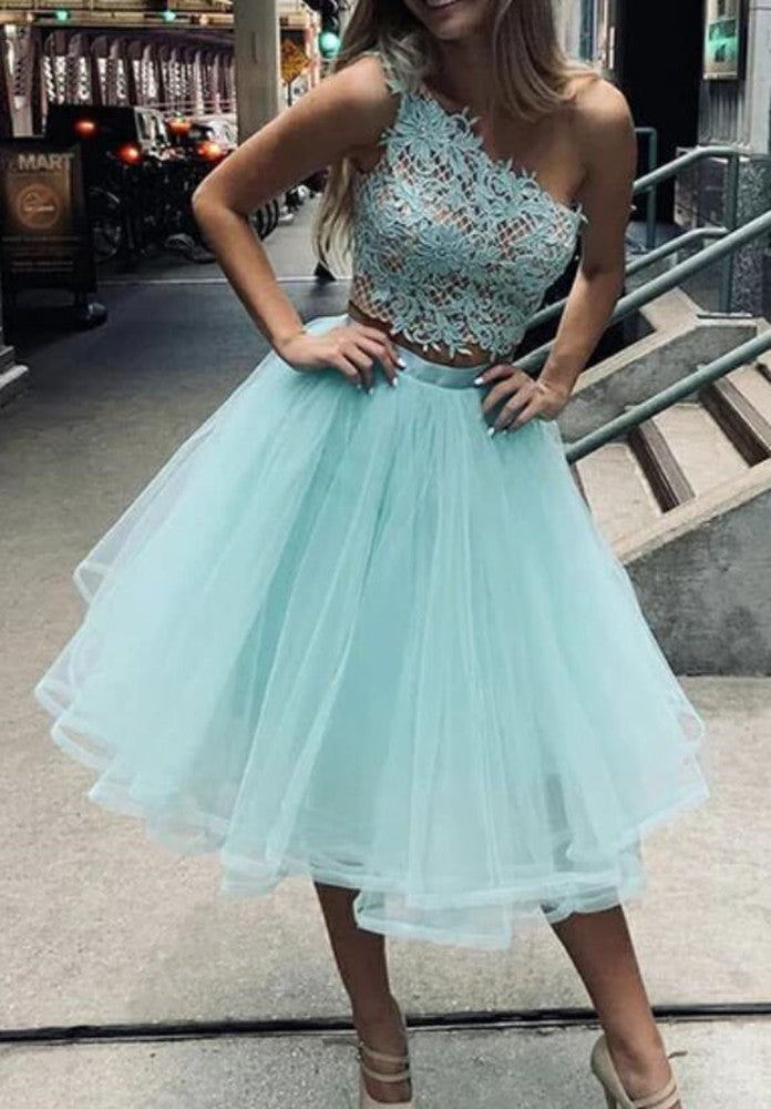 Women Appliques Prom Dresses Short Cocktail Gowns Girls Homecoming Dresses Short Graduation Dress YHD169