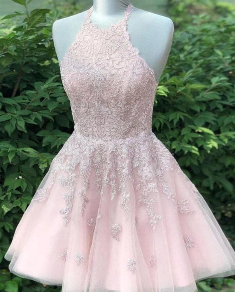 Women Appliques Prom Dresses Short Cocktail Gowns Girls Homecoming Dresses Short Graduation Dress YHD155