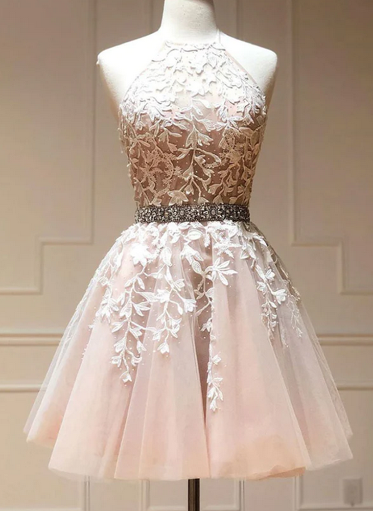 Women Lace Prom Dresses Short Cocktail Gowns Girls Homecoming Dresses Short Graduation Dress YHD006