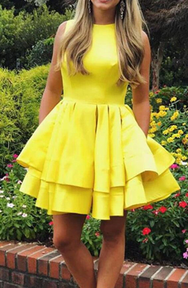 Women Satin Prom Dresses Short Cocktail Gowns Girls Homecoming Dresses Short Graduation Dress YHD279