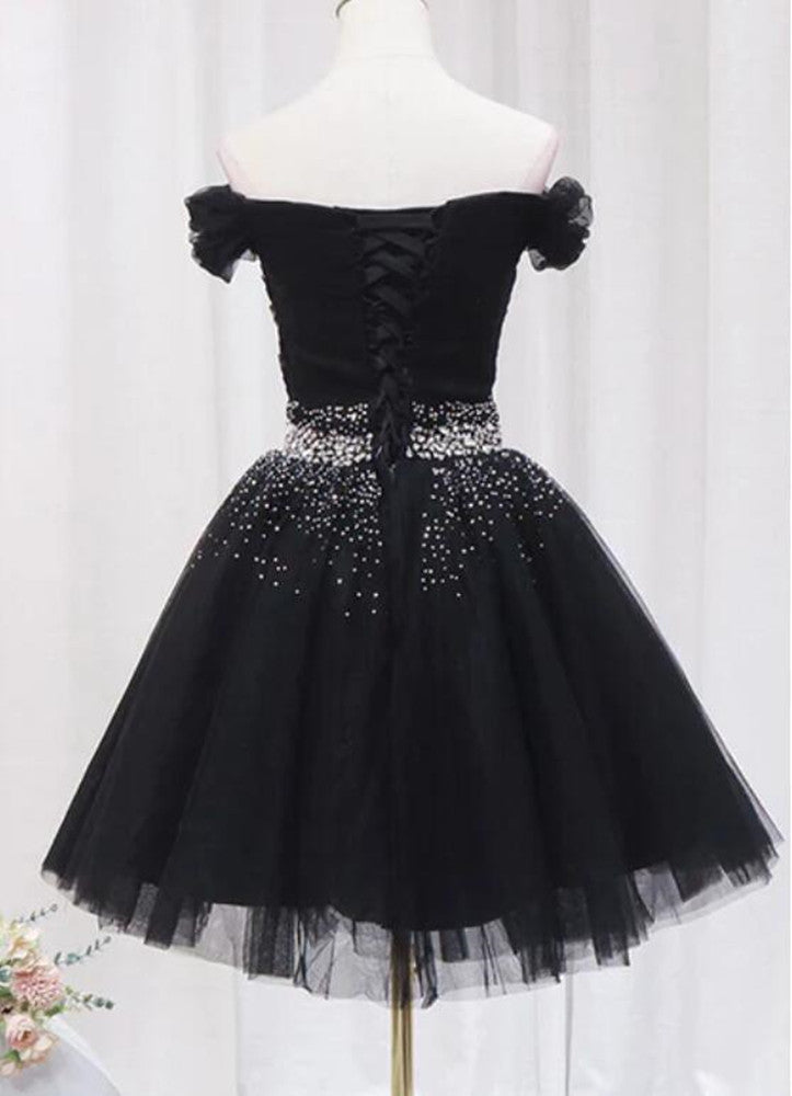 Women Beads Prom Dresses Short Cocktail Gowns Girls Homecoming Dresses Short Graduation Dress YHD146