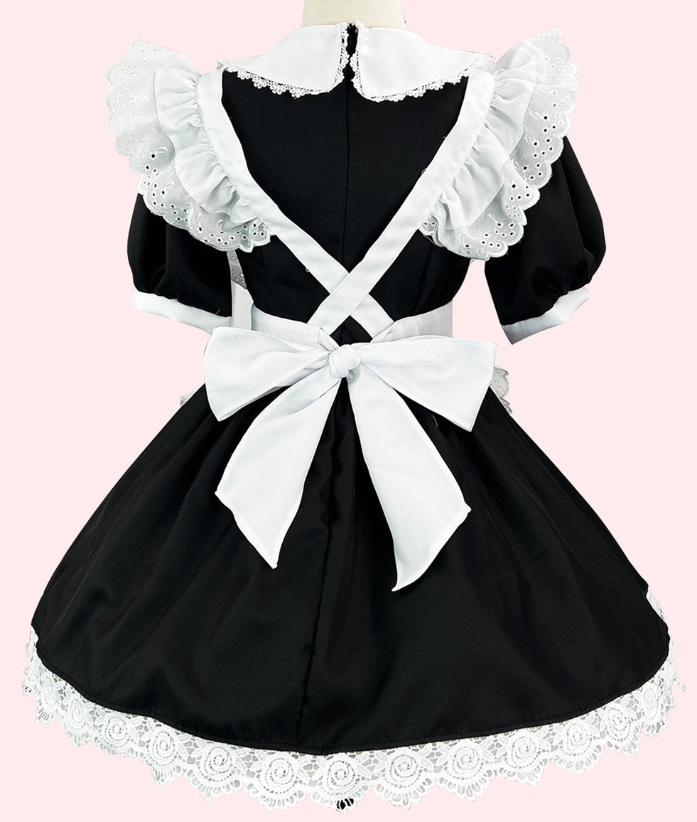 Anime Maid Cosplay Costume Dress for School Girls Maid Outfits Cute Lolita Dress YCC004