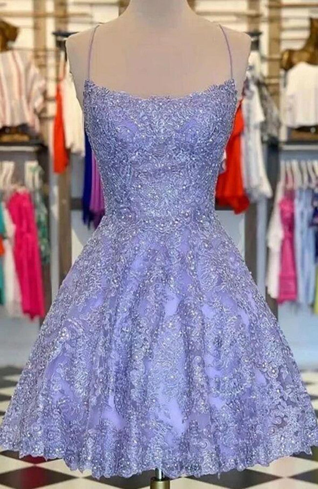 Women Lace Prom Dresses Short Cocktail Gowns Girls Appliques Homecoming Dresses Short Graduation Dress YHD244