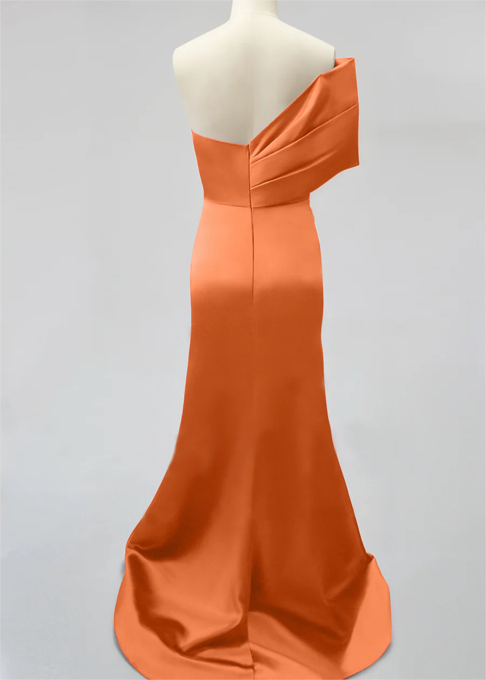 Women Mermaid Prom Dresses Long Side Slit Evening Gowns One Shoulder Formal Party Dress YPD713