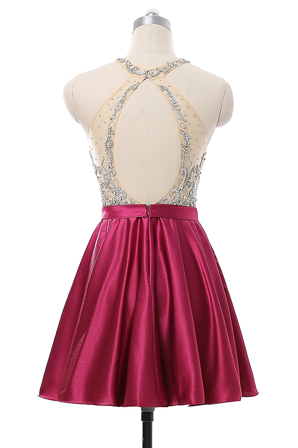 Women Beads Prom Dresses Short Cocktail Gowns Girls Homecoming Dresses Short Graduation Dress YHD077