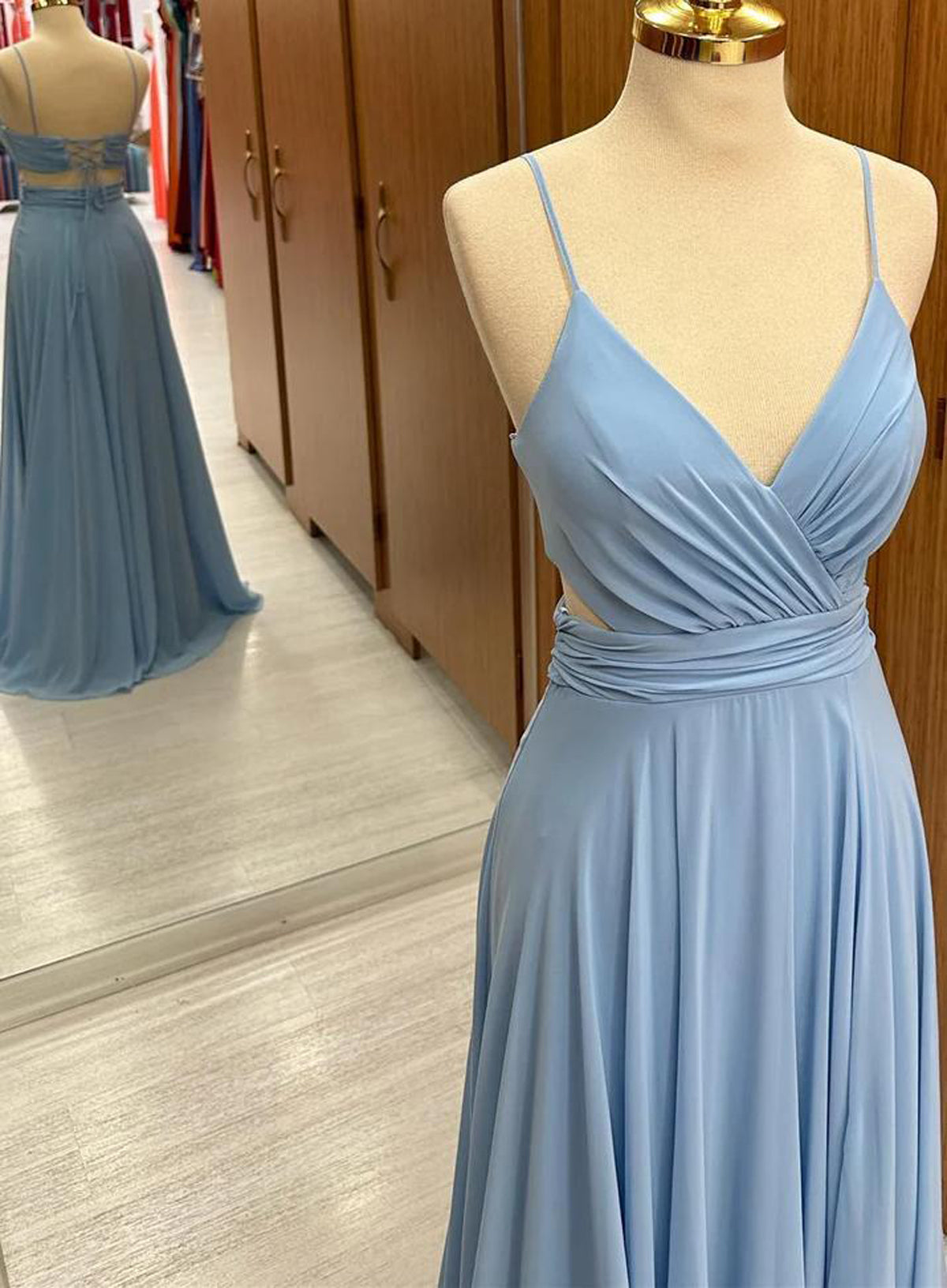 Women Chiffon Bridesmaid Dress Long A-Line Prom Gowns Fashion Wedding Party Dress YBD021