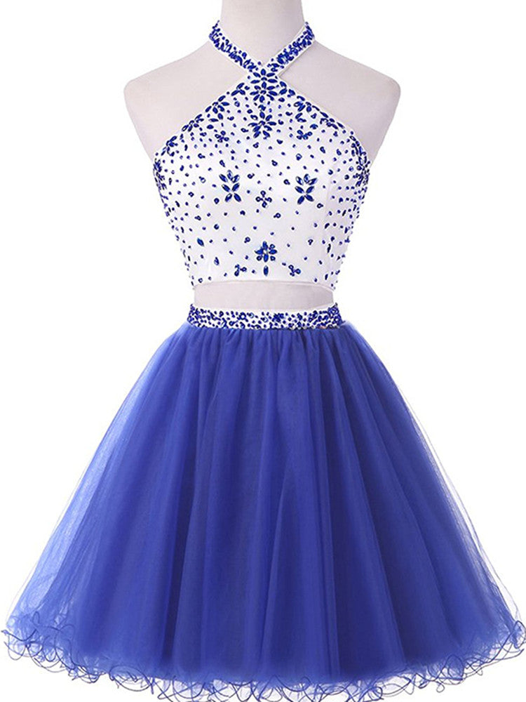 Women Beads Prom Dresses Short Cocktail Gowns Girls Homecoming Dresses Short Graduation Dress YHD075