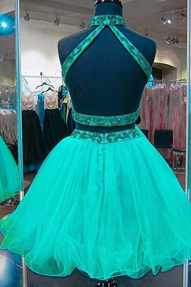 Women Beads Prom Dresses Short Cocktail Gowns Girls Homecoming Dresses Short Graduation Dress YHD078