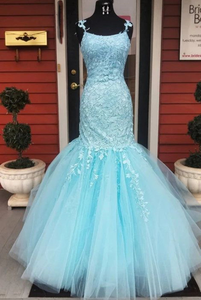Women Lace Prom Dresses Long Appliques Evening Party Dress YPD124