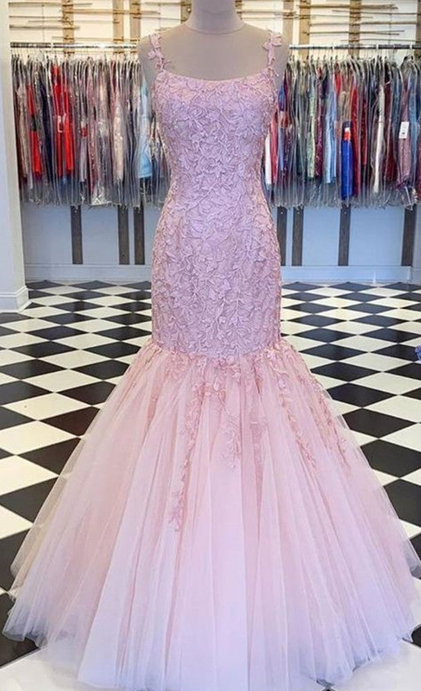Women Lace Prom Dresses Long Appliques Evening Party Dress YPD125