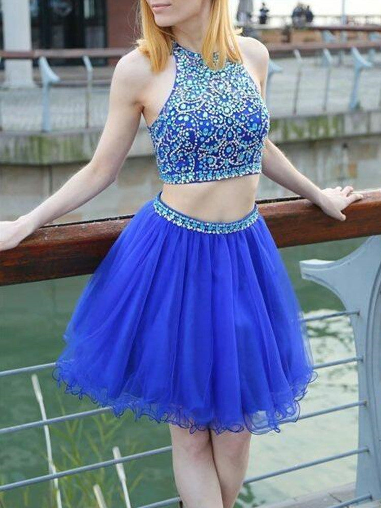Women Beads Prom Dresses Short Cocktail Gowns Girls Homecoming Dresses Short Graduation Dress YHD135