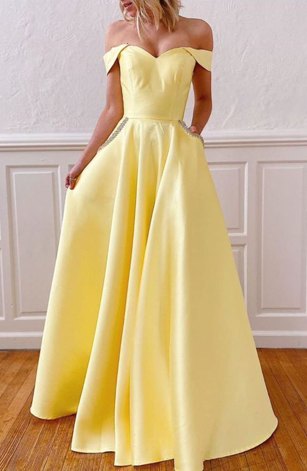 Women Satin Formal Prom Dresses Long Sleeveless Evening Party Gowns YPD933