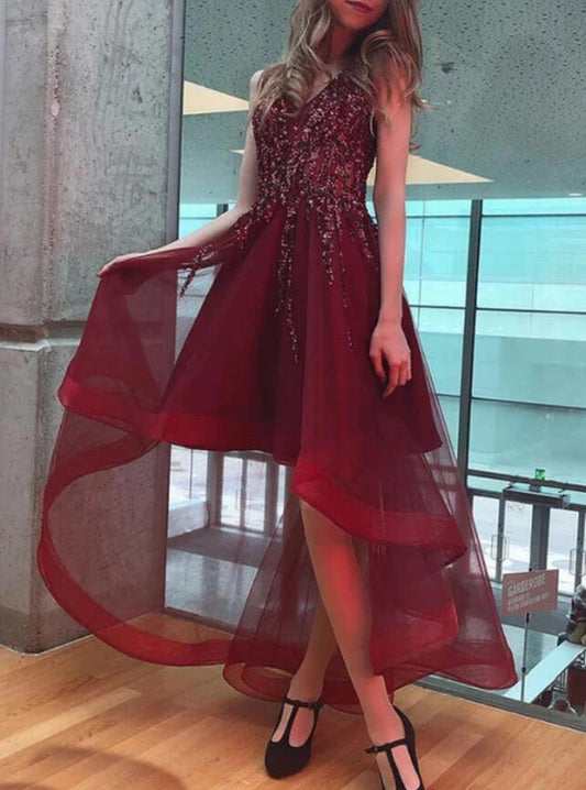 Women Beads Prom Dresses Short Cocktail Gowns Girls Homecoming Dresses Short Graduation Dress YHD201