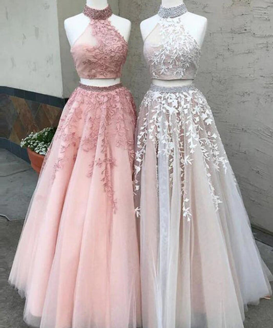Women Beads Prom Dresses Long Appliques Evening Gowns Formal Party Dress YPD319