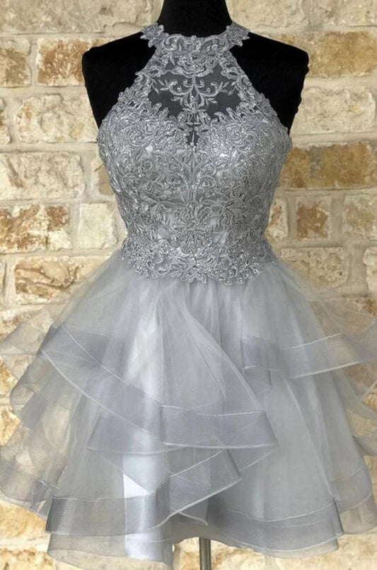 Women Appliques Prom Dresses Short Cocktail Gowns Girls Homecoming Dresses Short Graduation Dress YHD165