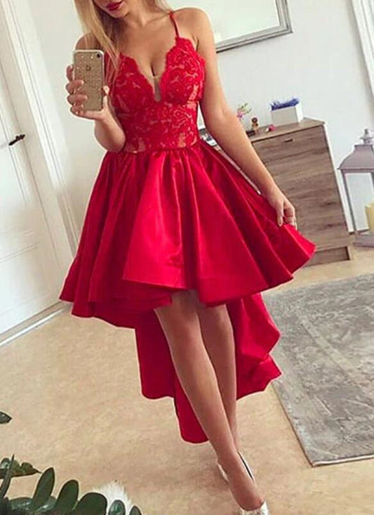 Women Appliques Prom Dresses Short Cocktail Gowns Girls Homecoming Dresses Short Graduation Dress YHD220