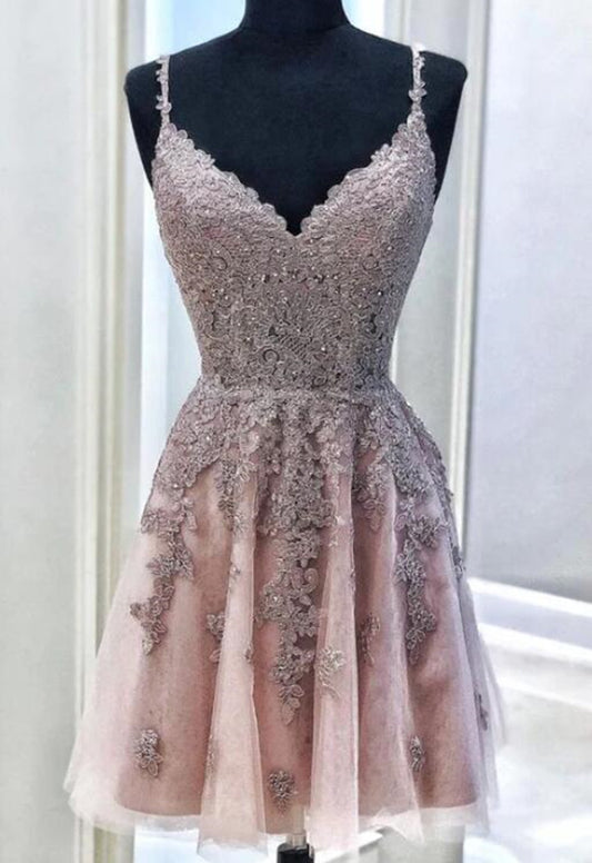 Women Appliques Prom Dresses Short Cocktail Gowns Girls Homecoming Dresses Short Graduation Dress YHD190