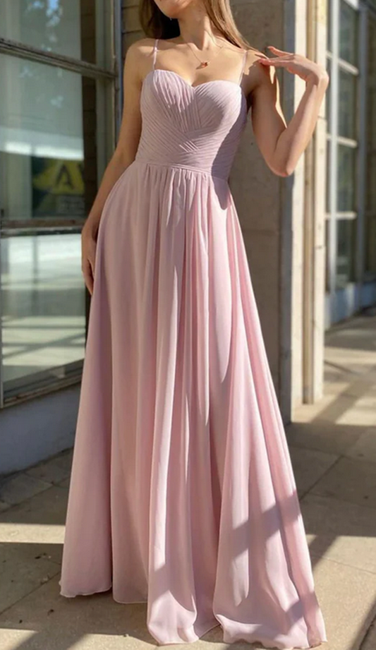 Women Sweetheart Prom Dresses Long Chiffon Evening Party Dress YPD040