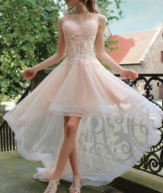 Women Appliques Prom Dresses Short Cocktail Gowns Girls Homecoming Dresses Short Graduation Dress YHD191