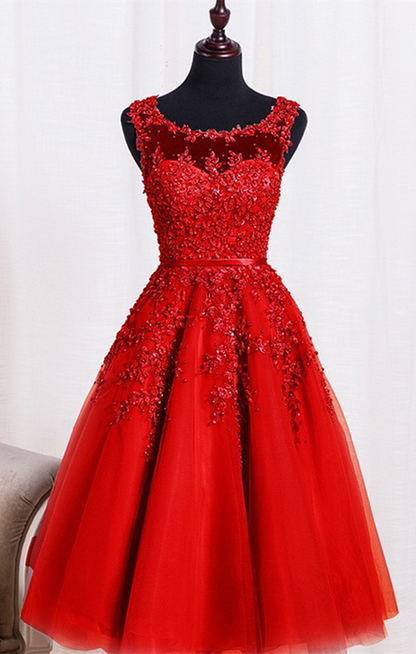 Women Lace Prom Dresses Short Cocktail Gowns Girls Appliques Homecoming Dresses Short Graduation Dress YHD012