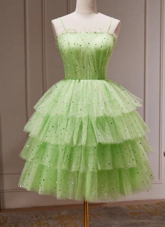 Women Tulle Prom Dresses Short Cocktail Gowns Girls Homecoming Dresses Short Graduation Dress YHD145
