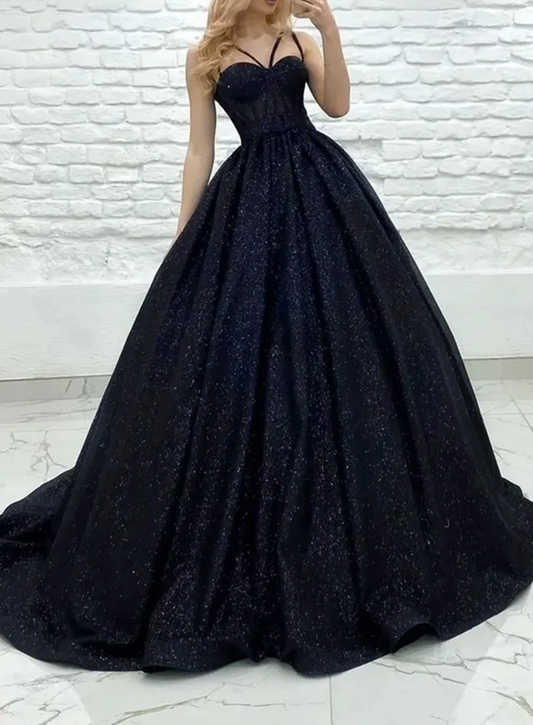 Women A-Line Prom Dresses Long Ball Gown Evening Party Dress YPD042