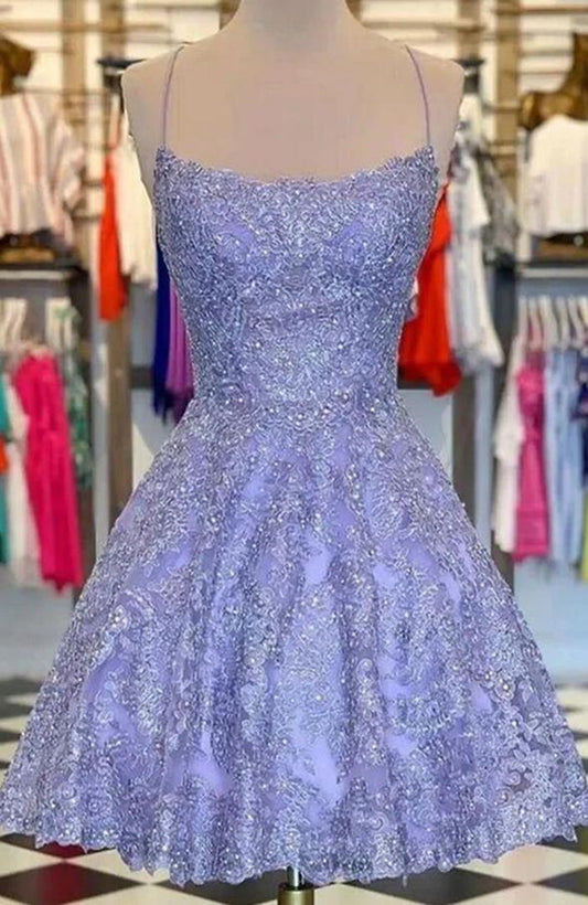 Women Lace Prom Dresses Short Cocktail Gowns Girls Appliques Homecoming Dresses Short Graduation Dress YHD244