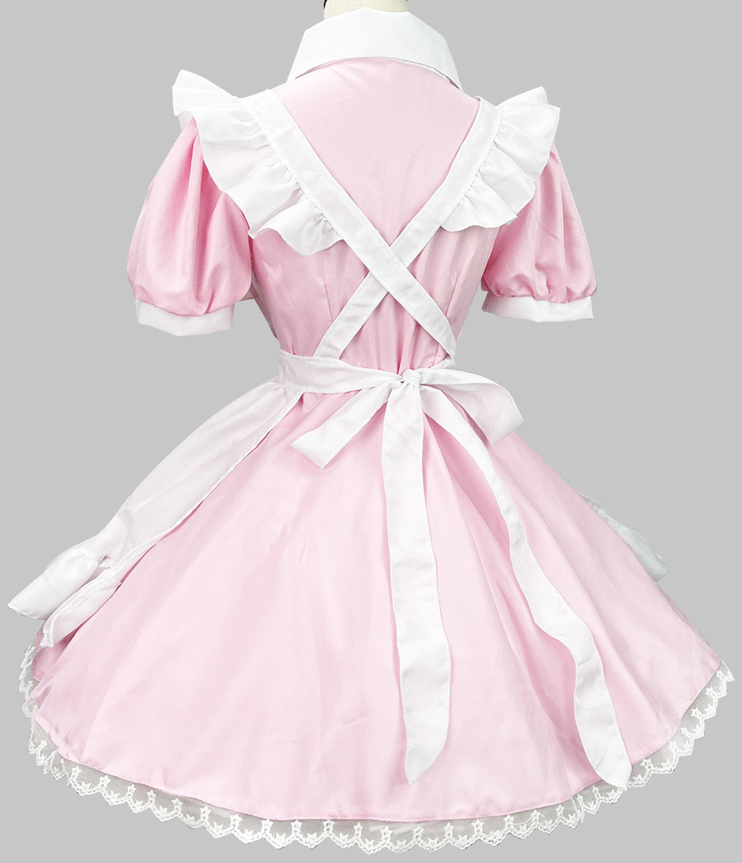 Anime Maid Cosplay Costume Dress for School Girls Halloween Maid Outfits Cute Lolita Dress YCC084