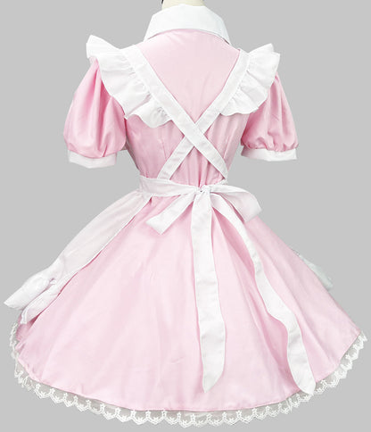 Anime Maid Cosplay Costume Dress for School Girls Halloween Maid Outfits Cute Lolita Dress YCC084