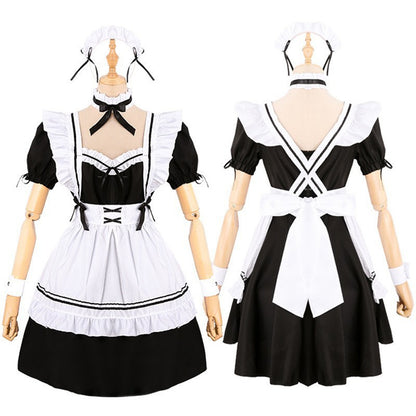 Anime Maid Cosplay Costume Dress for School Girls Maid Outfits Cute Lolita Dress YCC001