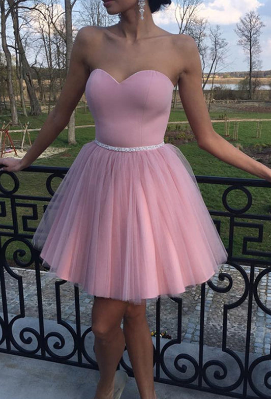 Women Beads Prom Dresses Short Cocktail Gowns Girls Homecoming Dresses Short Graduation Dress YHD085