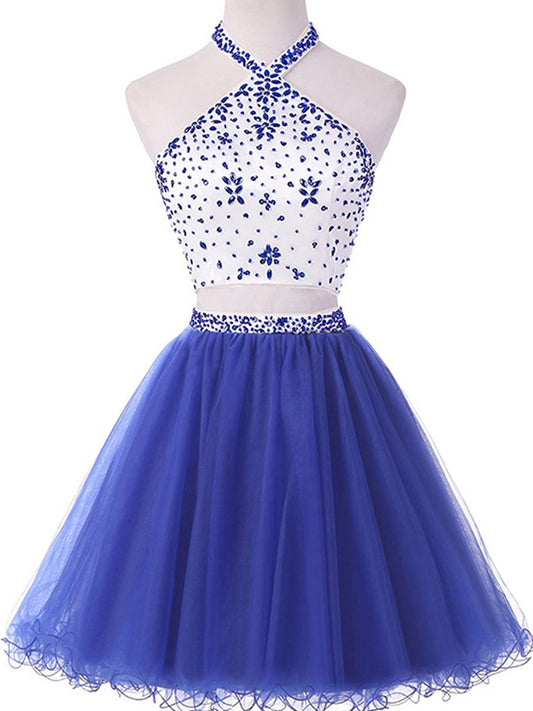 Women Beads Prom Dresses Short Cocktail Gowns Girls Homecoming Dresses Short Graduation Dress YHD075