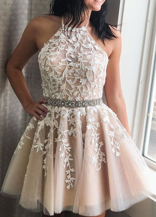 Women Lace Prom Dresses Short Cocktail Gowns Girls Homecoming Dresses Short Graduation Dress YHD095