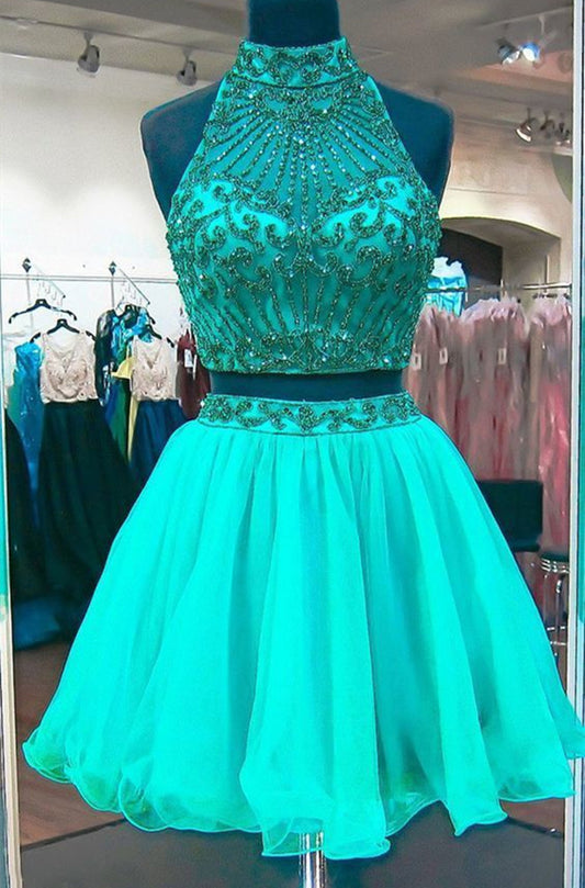 Women Beads Prom Dresses Short Cocktail Gowns Girls Homecoming Dresses Short Graduation Dress YHD078