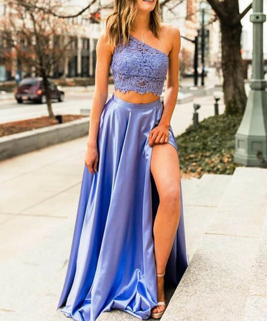 Women Lace Prom Dresses Long Appliques Evening Party Dress YPD088