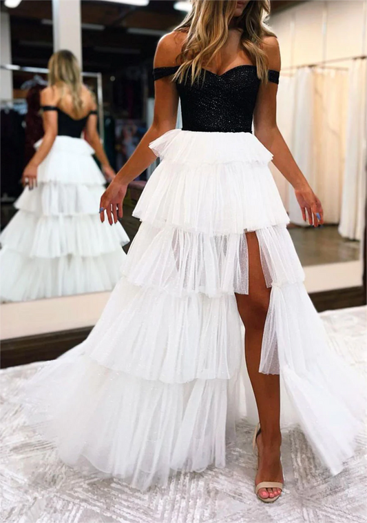 Women Sweetheart Prom Dresses Long Off Shoulder Evening Gowns Formal Party Dress YPD488
