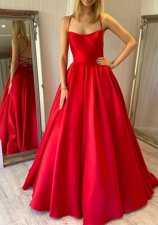 Women Satin Prom Dresses Long Evening Gowns Formal Party Dress YPD547