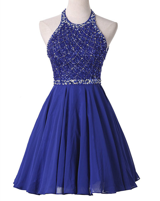 Women Beads Prom Dresses Short Cocktail Gowns Girls Homecoming Dresses Short Graduation Dress YHD023