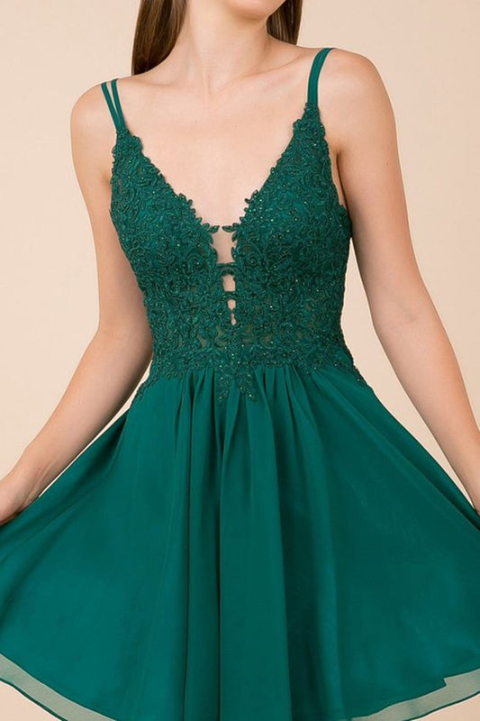 Women Lace Prom Dresses Short Cocktail Gowns Girls Appliques Homecoming Dresses Short Graduation Dress YHD026