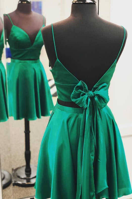 Women Satin Prom Dresses Short Cocktail Gowns Girls Homecoming Dresses Short Graduation Dress YHD027