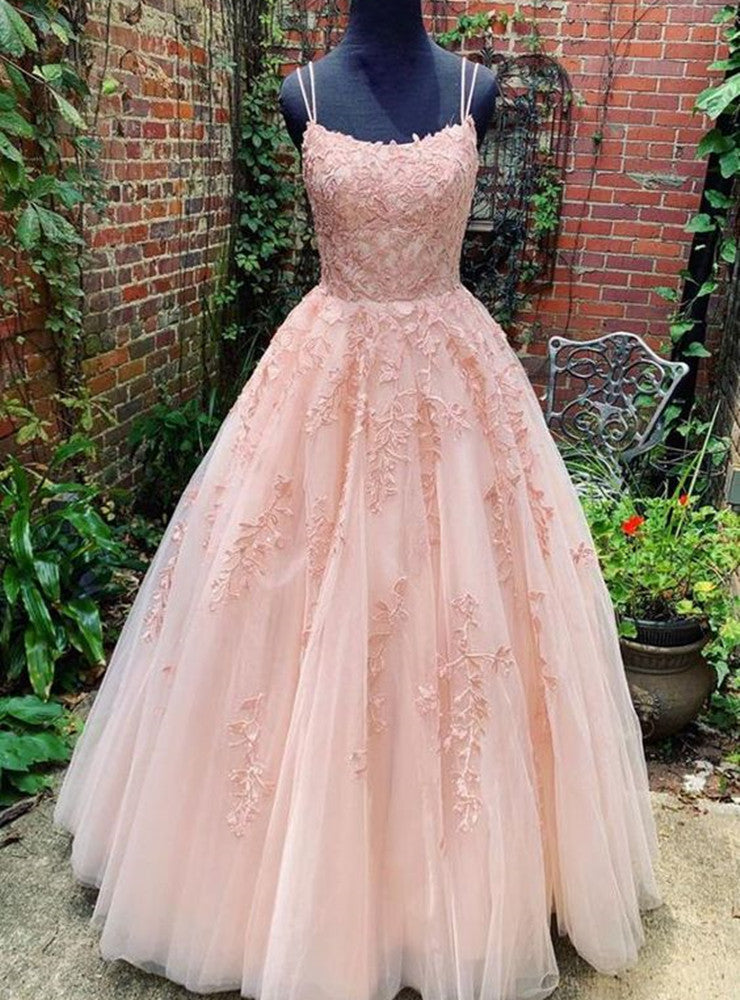 Women Lace Prom Dresses Long Appliques Evening Party Dress YPD139